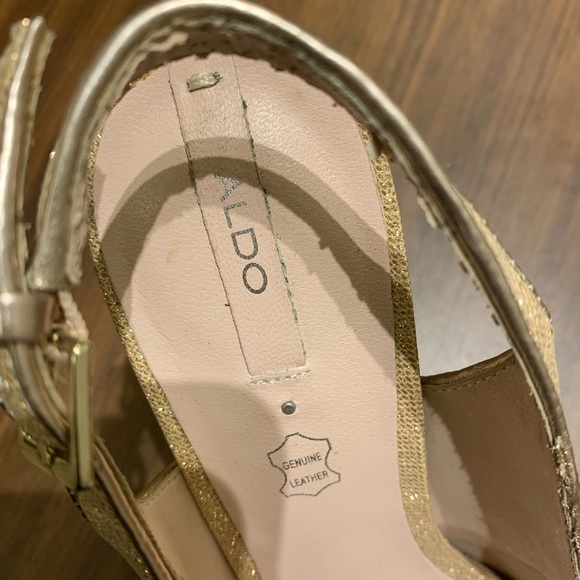 Aldo platform peep toes - slightly used condition - size 38 - UK 5 - Picture 3 of 8